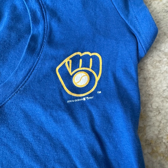 Milwaukee Brewers v-neck fitted tee - Picture 2 of 3